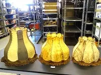 3 perkamenten lampenkappen