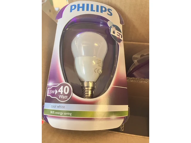 3 philips ledlampen 40w e14 - afbeelding 1 van  7