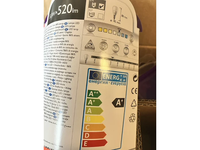 3 philips ledlampen 40w e14 - afbeelding 6 van  7