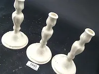 3 porseleinen kandelaren - afbeelding 2 van  5