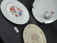 3 porseleinen sierborden - afbeelding 2 van  5