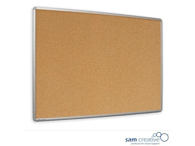 3 prikbord classic series natuurkurk 100x200 cm sam creative, pbcls100200 - afbeelding 1 van  4
