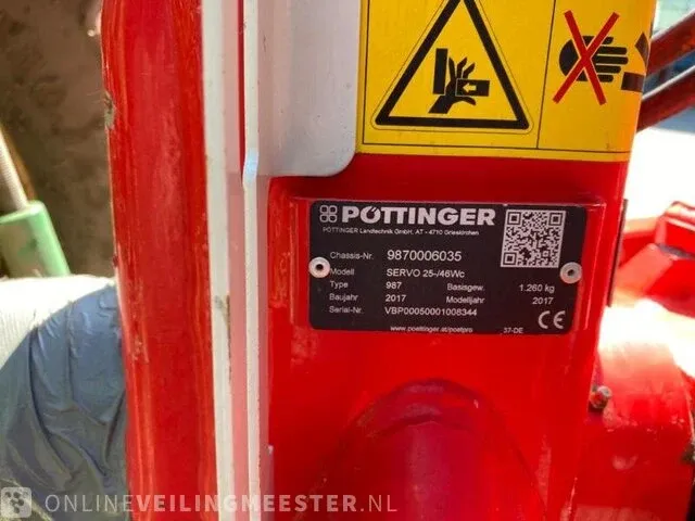 3-schaar schaarploeg pottinger, servo 25, bouwjaar 2017 - afbeelding 11 van  11