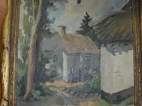 3 schilderijen, 3 tekeningen achter glas, wandversiering - afbeelding 11 van  16