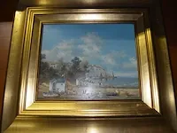 3 schilderijen, 3 tekeningen achter glas, wandversiering - afbeelding 13 van  16