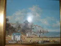 3 schilderijen, 3 tekeningen achter glas, wandversiering - afbeelding 14 van  16