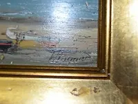 3 schilderijen, 3 tekeningen achter glas, wandversiering - afbeelding 15 van  16
