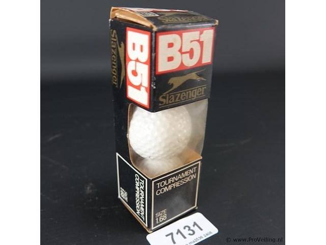 3 slazenger b51 size 1.68 golfballen - afbeelding 1 van  3