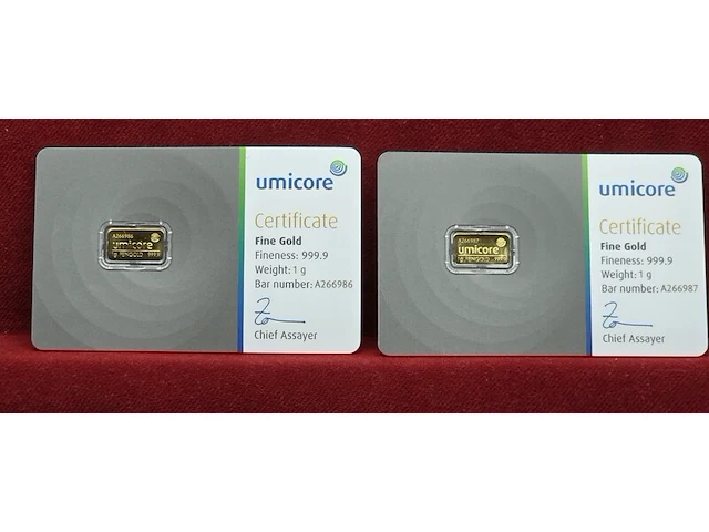 3 stuks edelmetaal : goud / palladium / zilver - afbeelding 20 van  25