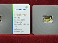 3 stuks edelmetaal : goud / palladium / zilver - afbeelding 20 van  25