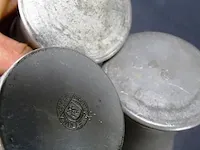 3 tinnen bekers - afbeelding 5 van  5