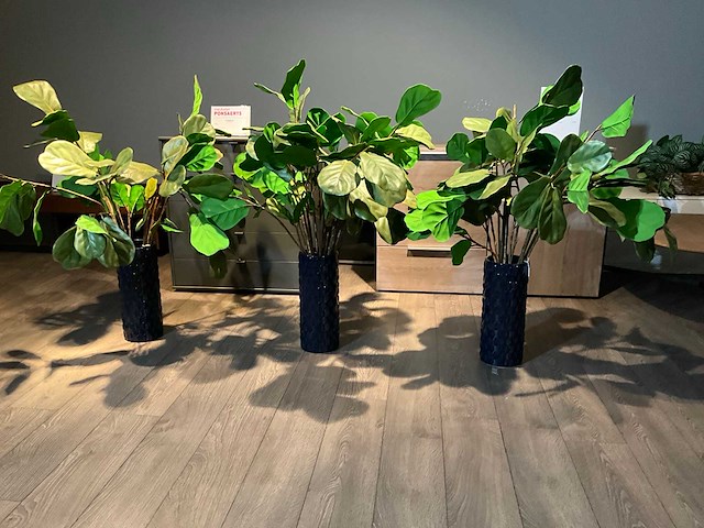 3 vazen met kunsttakken - afbeelding 1 van  8