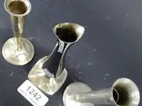 3 verzilverde vaasjes - afbeelding 3 van  5