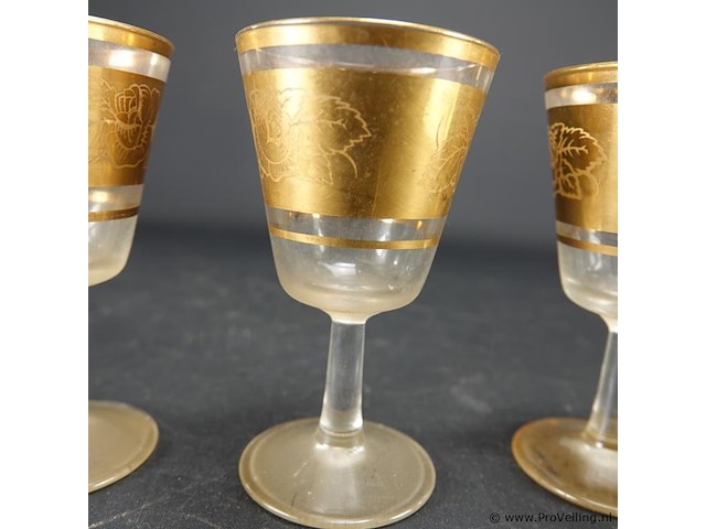 3 vintage glaasjes - afbeelding 4 van  5