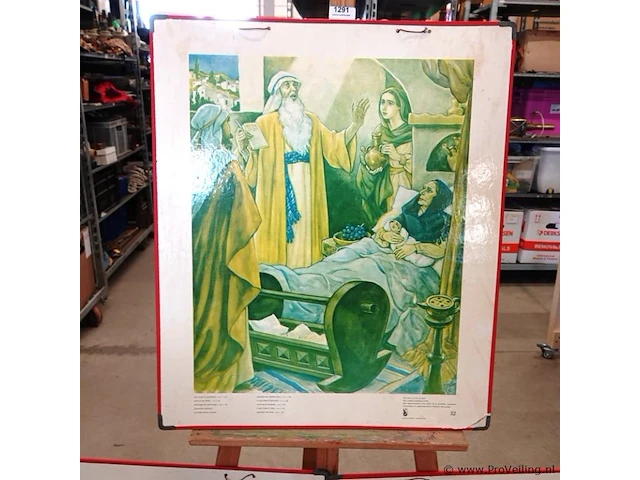 3 vintage (jaren 50) bijbelplaten - afbeelding 2 van  5
