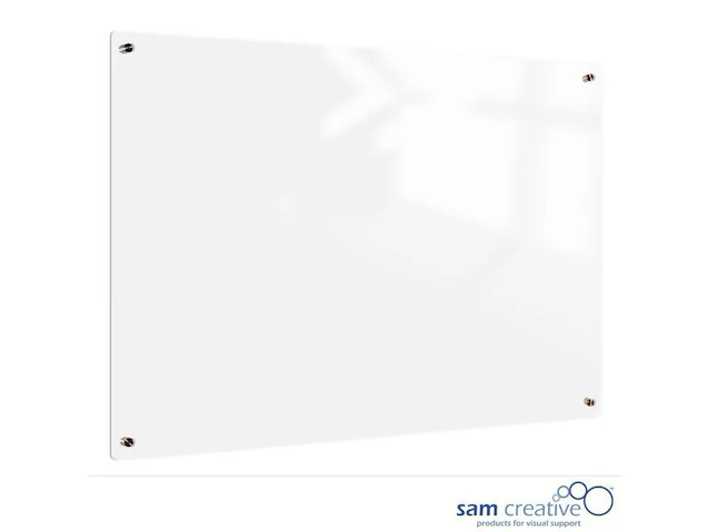 3 whiteboard glas solid transparent 90x120 cm sam creative, gstbs090120 - afbeelding 1 van  4