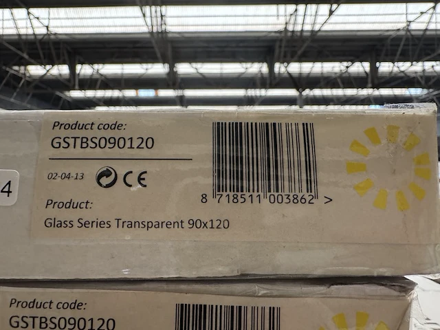 3 whiteboard glas solid transparent 90x120 cm sam creative, gstbs090120 - afbeelding 3 van  4