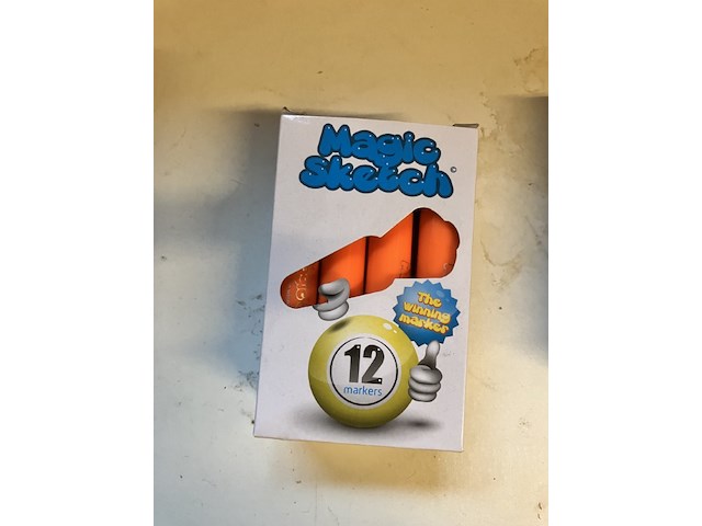 3 x 12 doosje magic sketch voor bingo blauw oranje bruin - afbeelding 7 van  11