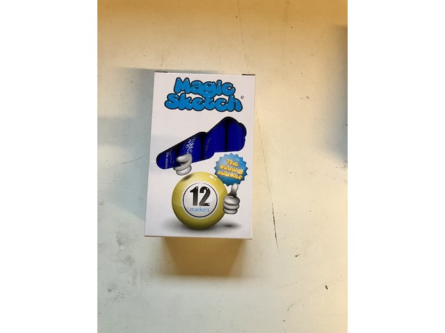 3 x 12 doosje magic sketch voor bingo blauw oranje bruin - afbeelding 9 van  11