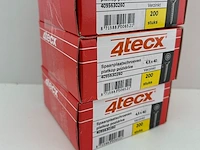 3 x 200 - 4tecx 4,5 x 40 schroeven - afbeelding 1 van  3