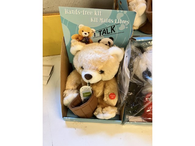 3 x handsfreekit pluche beest - afbeelding 2 van  9