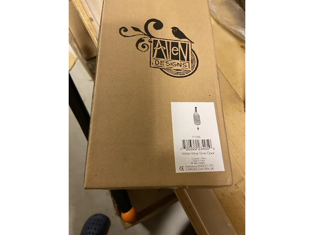 3 x klok wijnfles met slinger - afbeelding 5 van  9