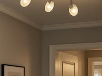 3 x led plafondlamp – 3 spots – hl7163l – 5w – 4000k – neutraal wit – zilver - afbeelding 2 van  4