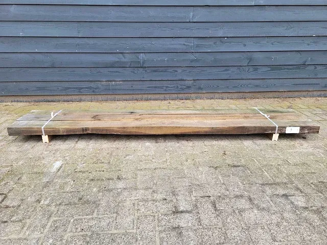 3 x rustieke eiken balken 75 x 150mm , lengte 250 cm - afbeelding 4 van  4