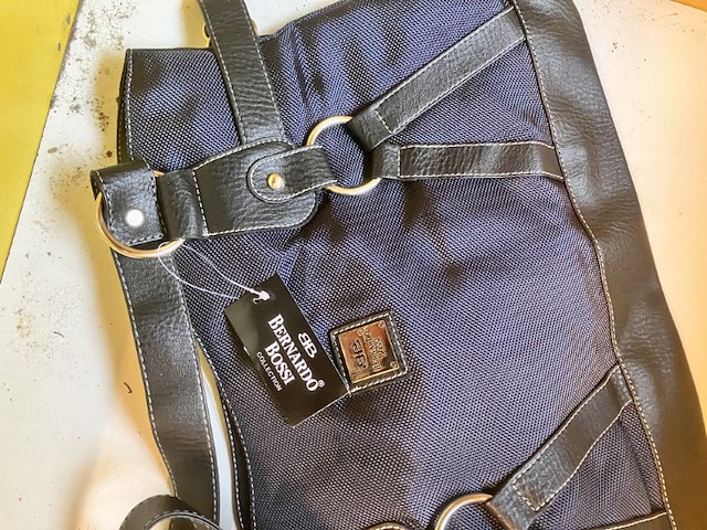 3 x tas, beige blauw en bruin - afbeelding 7 van  11