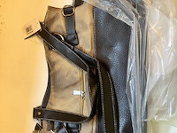 3 x tas, beige blauw en bruin - afbeelding 9 van  11