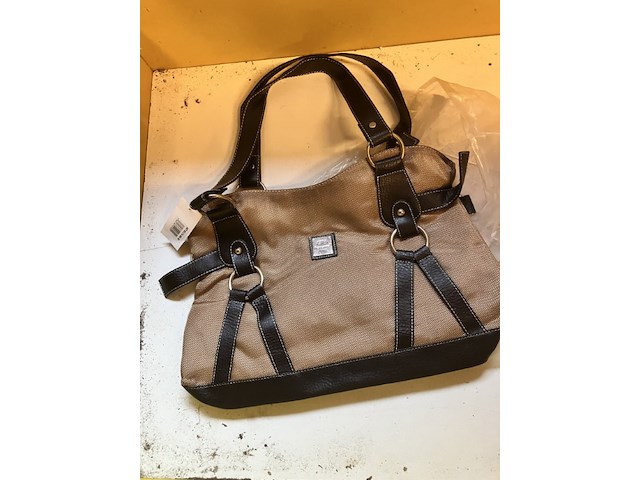 3 x tas, beige blauw en bruin - afbeelding 10 van  11