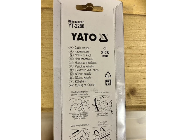 3 x yato kabelmes professioneel - afbeelding 5 van  9