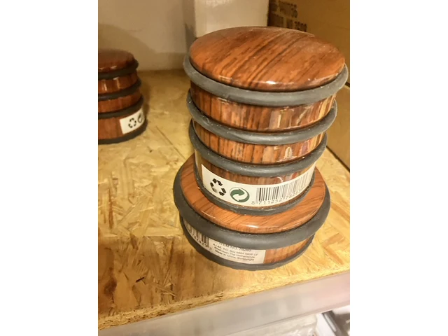 3 x zware lage deurstoppers doorsnee 9,5cm - afbeelding 3 van  5