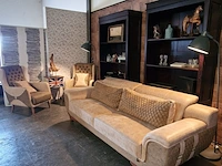 3-zits + 2-zits bank chesterfield, dareton, beige - afbeelding 1 van  10