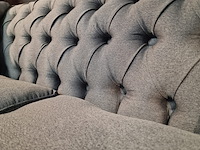 3-zits bank, chesterfield, bahama, blauw - afbeelding 8 van  11