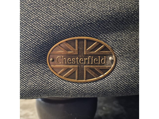 3-zits bank, chesterfield, bahama, blauw - afbeelding 10 van  11