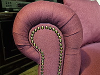 3-zits bank, chesterfield, bahama, roze - afbeelding 4 van  8