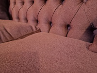 3-zits bank, chesterfield, bahama, roze - afbeelding 5 van  8