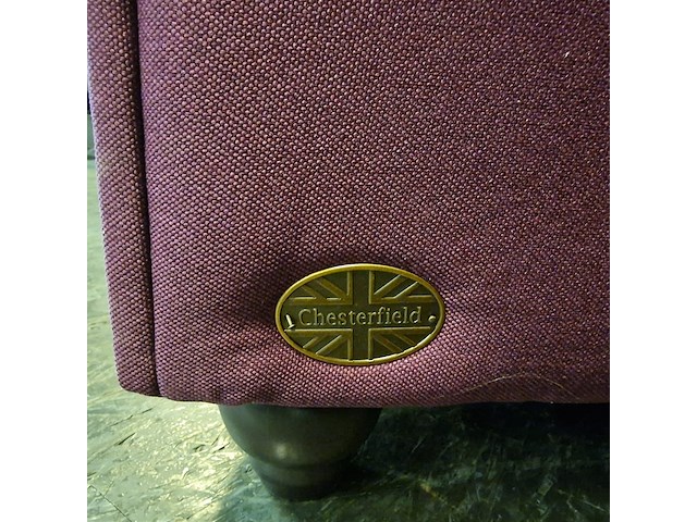 3-zits bank, chesterfield, bahama, roze - afbeelding 8 van  8