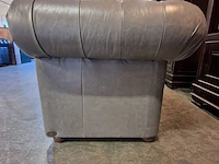 3-zits bank chesterfield, basic luxe , grijs - afbeelding 3 van  6