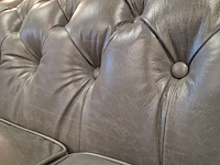 3-zits bank chesterfield, basic luxe , grijs - afbeelding 5 van  6