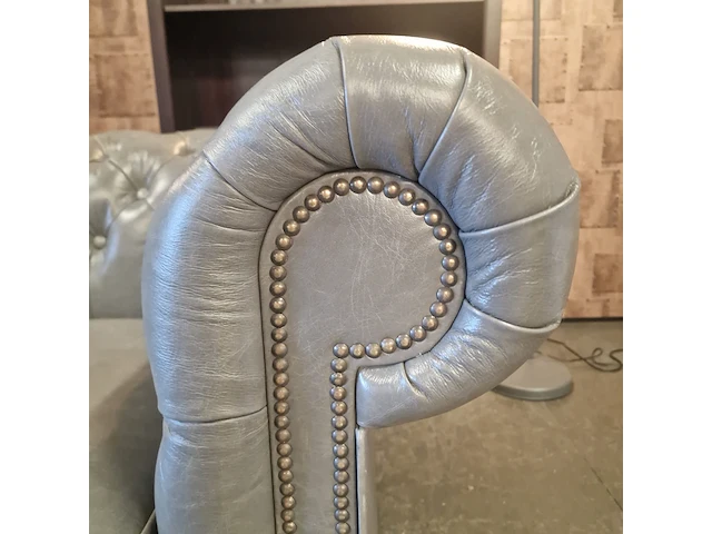 3-zits bank chesterfield, basic luxe , grijs - afbeelding 6 van  6