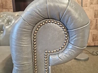 3-zits bank chesterfield, basic luxe , grijs - afbeelding 6 van  6