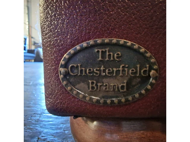 3-zits bank chesterfield, basic, rood - afbeelding 4 van  6