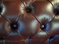 3-zits bank chesterfield, basic, rood - afbeelding 5 van  6