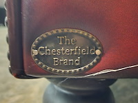 3-zits bank chesterfield, butterfly, rood - afbeelding 6 van  6