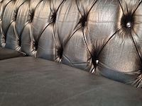 3-zits bank chesterfield, charlston, blauw - afbeelding 3 van  5