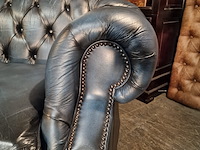 3-zits bank chesterfield, charlston, blauw - afbeelding 5 van  5