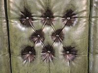 3-zits bank chesterfield, haeck, groen - afbeelding 4 van  5