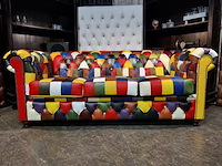 3-zits bank chesterfield, kameleon, meerkleurig - afbeelding 1 van  7